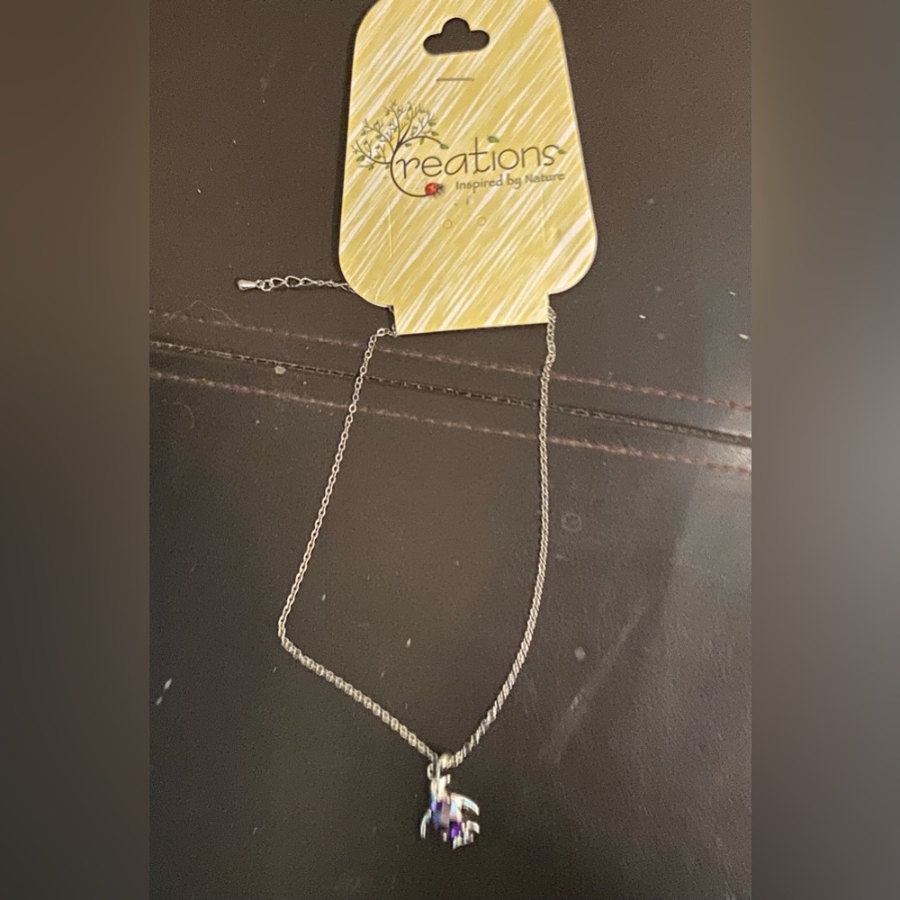 NWT Creations penguin necklace